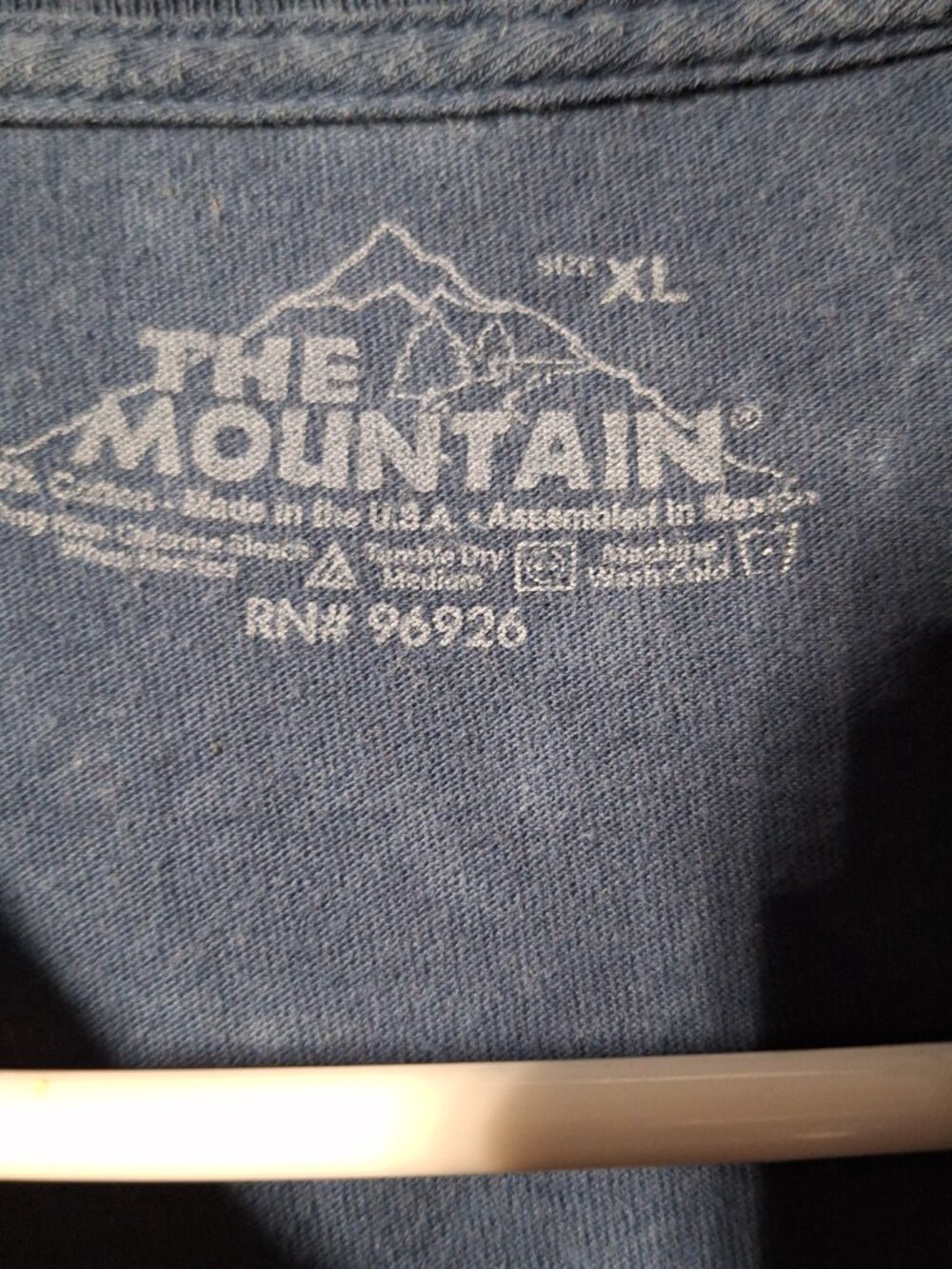 The Mountain Dragon T-Shirt, Blue, XL - Picture 6 of 6